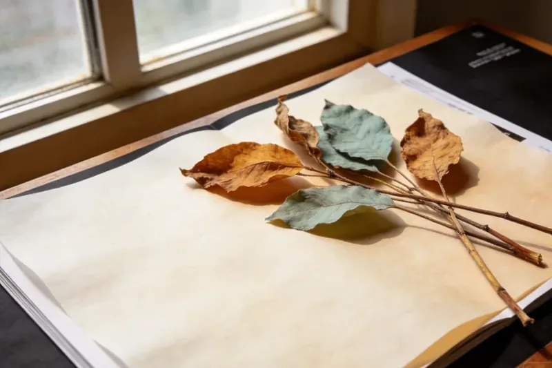 Raw Peppermint (Mentha × piperita) material, editorial still life