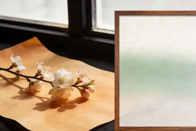 Raw Sophora Flower (Styphnolobium japonicum (syn. Sophora japonica)) material, editorial still life